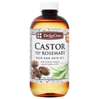 Aceite para Cabello y Piel De La Cruz® de Ricino con Romero 8 FL. OZ. (236 mL)