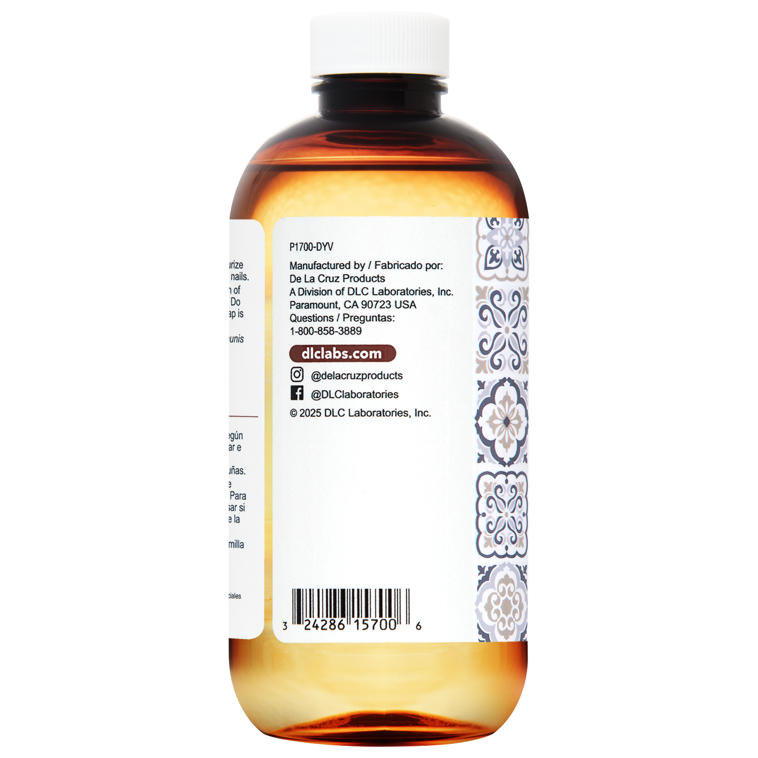Aceite para Cabello y Piel De La Cruz® de Ricino con Romero 8 FL. OZ. (236 mL)