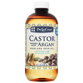 Aceite para cabello y piel De La Cruz® de ricino con argán 8 FL. OZ. (236 mL)