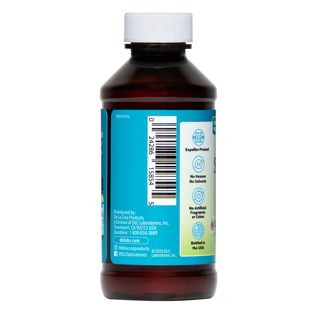 De La Cruz 100% Pure Sweet Oil, for Softening Ear Wax, 4 FL. OZ. (118 mL)