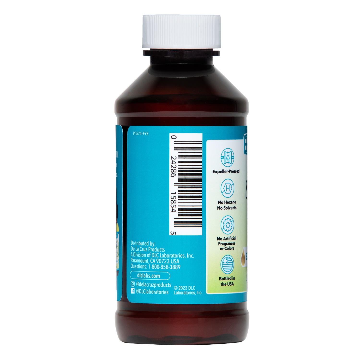 De La Cruz 100% Pure Sweet Oil, for Softening Ear Wax, 4 FL. OZ. (118 mL)