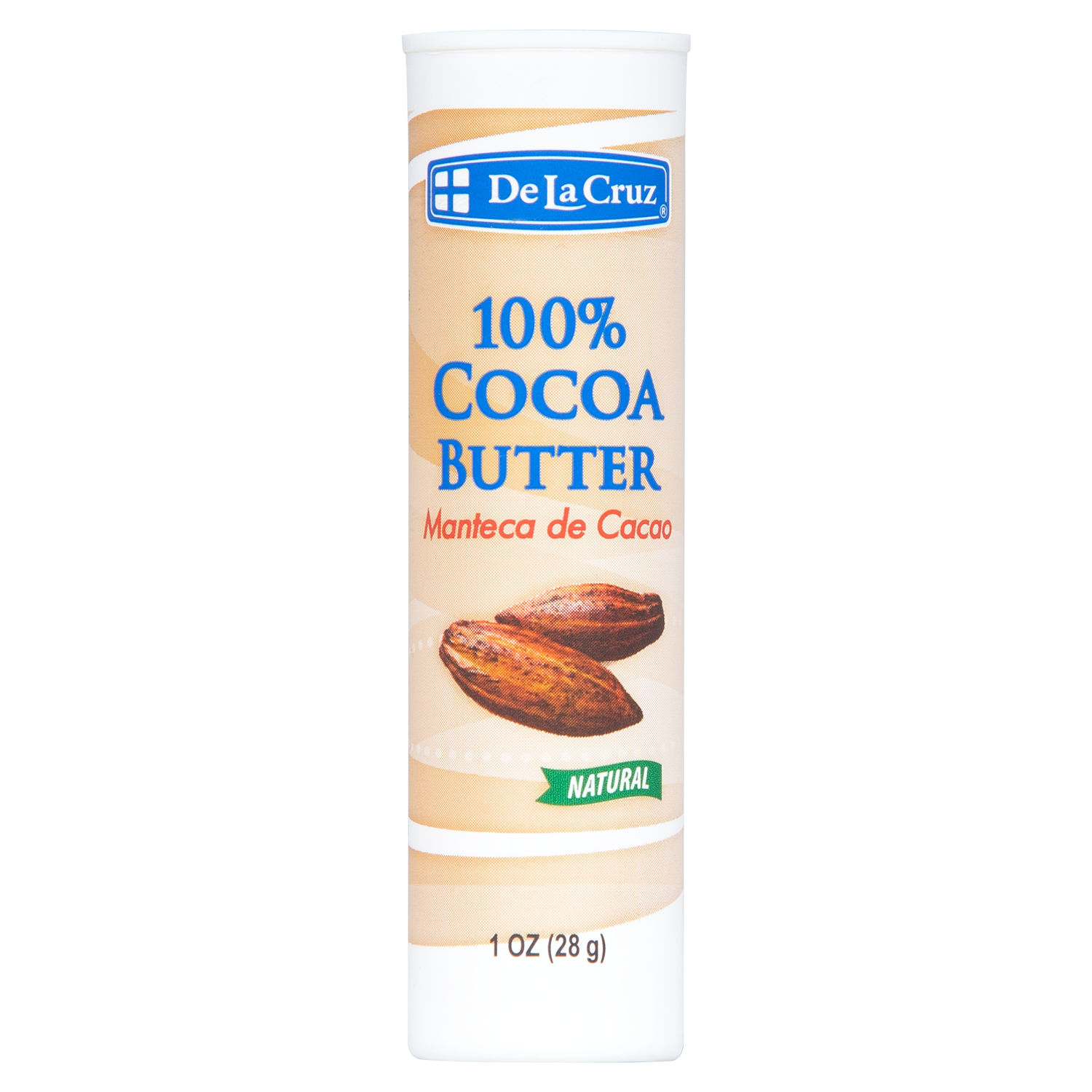 De La Cruz® 100% Pure and Natural Cocoa Butter 1 OZ. (28 g)
