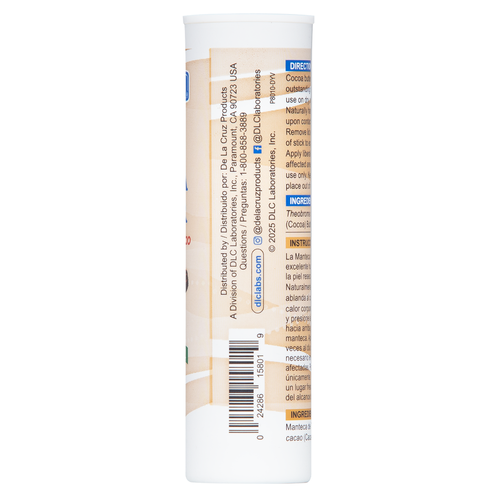 De La Cruz® 100% Pure and Natural Cocoa Butter 1 OZ. (28 g)