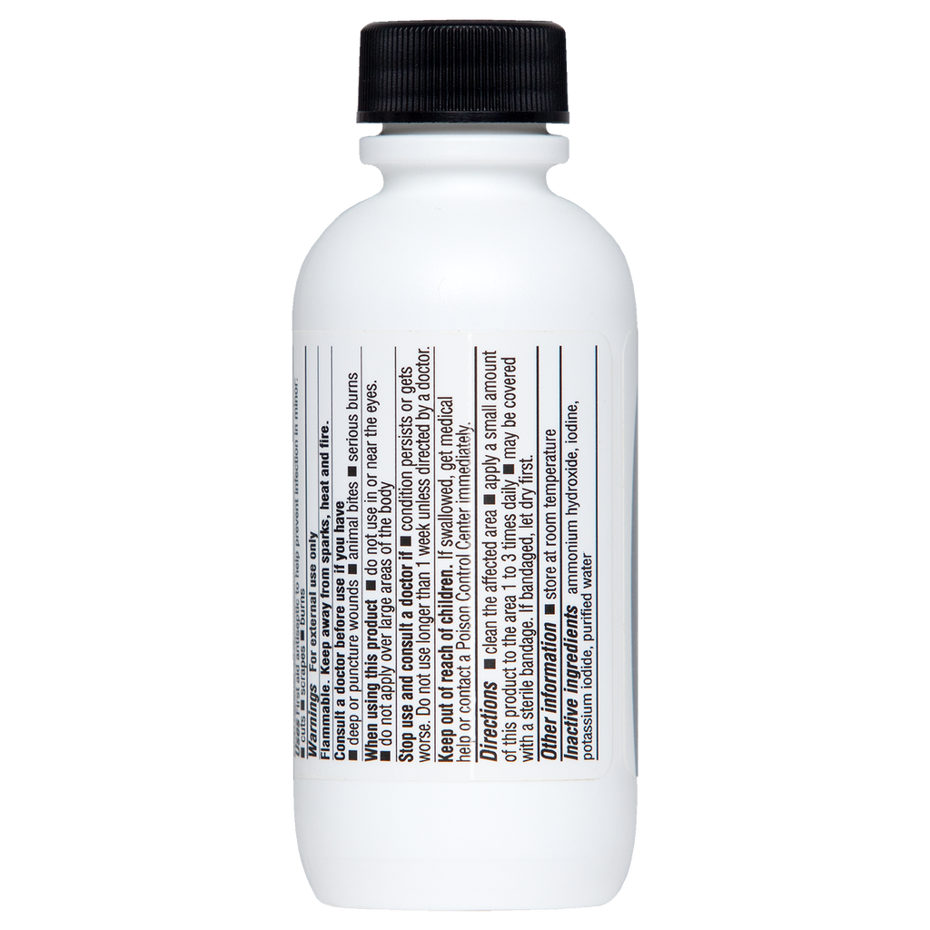 De La Cruz® Yodo Decolorizado Antiséptico para Primeros Auxilios 2 FL. OZ. (60mL)