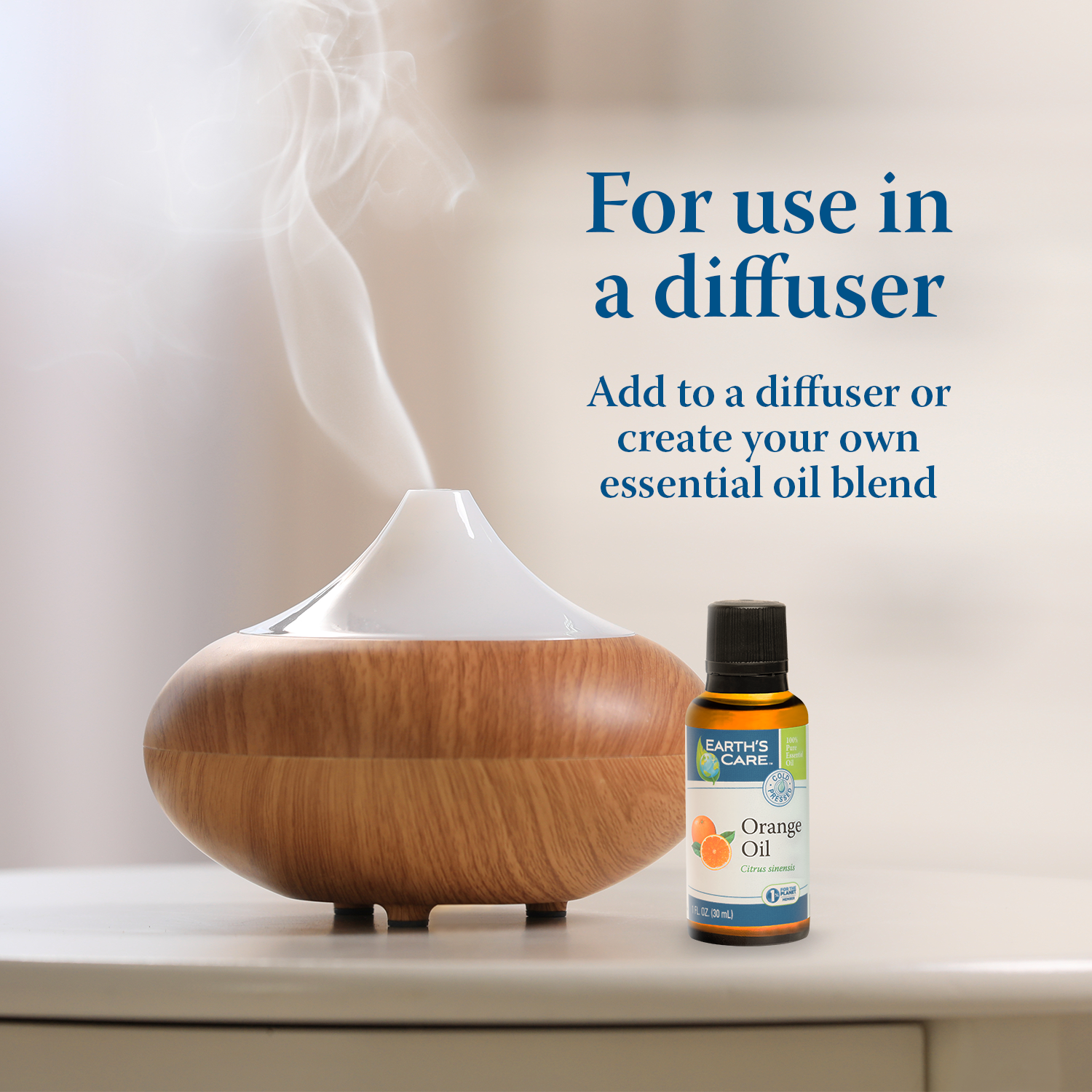 Earth's Care® Aceite Esencial de Naranja 100% Puro 1 FL. OZ. (30ml)