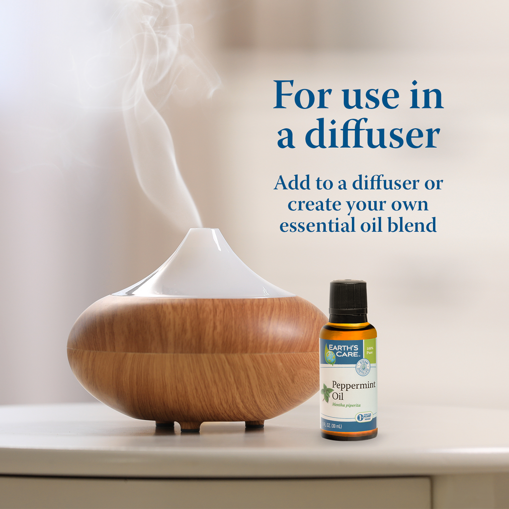 Earth's Care® Aceite Esencial de Menta 100% Puro 1 FL. OZ. (30mL)