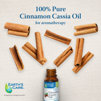 Earth's Care® Aceite Esencial de Canela 100% Puro 1 FL. OZ. (30ml)