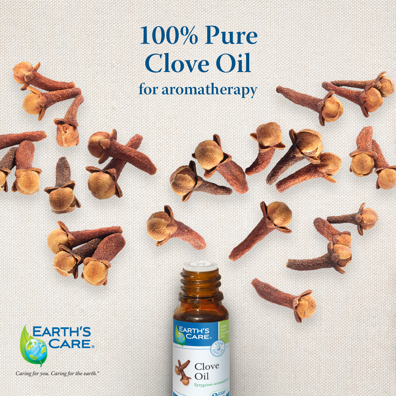 Earth's Care® Aceite Esencial 100% Puro de Clavo 1 FL. OZ. (30ml)