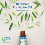 Earth's Care® Aceite Esencial de Eucalipto 100% Puro 1 FL. OZ. (30ml)