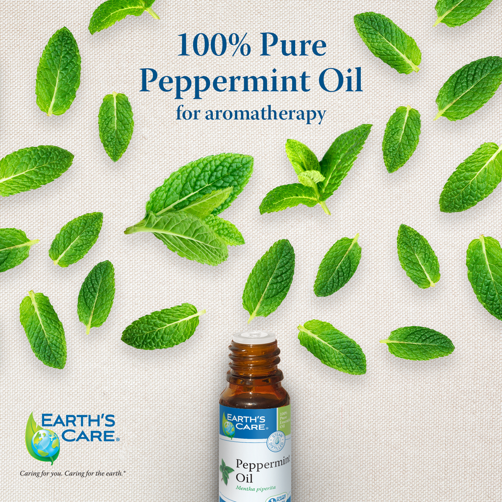 Earth's Care® Aceite Esencial de Menta 100% Puro 1 FL. OZ. (30mL)