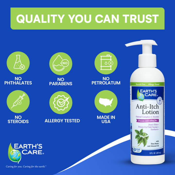 Earth's Care® Anti-Itch Lotion 8 FL OZ (237 mL)
