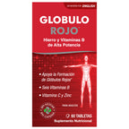 Globulo Rojo® Dietary Supplement with High Potency Iron & B Vitamins, 60 Tablets