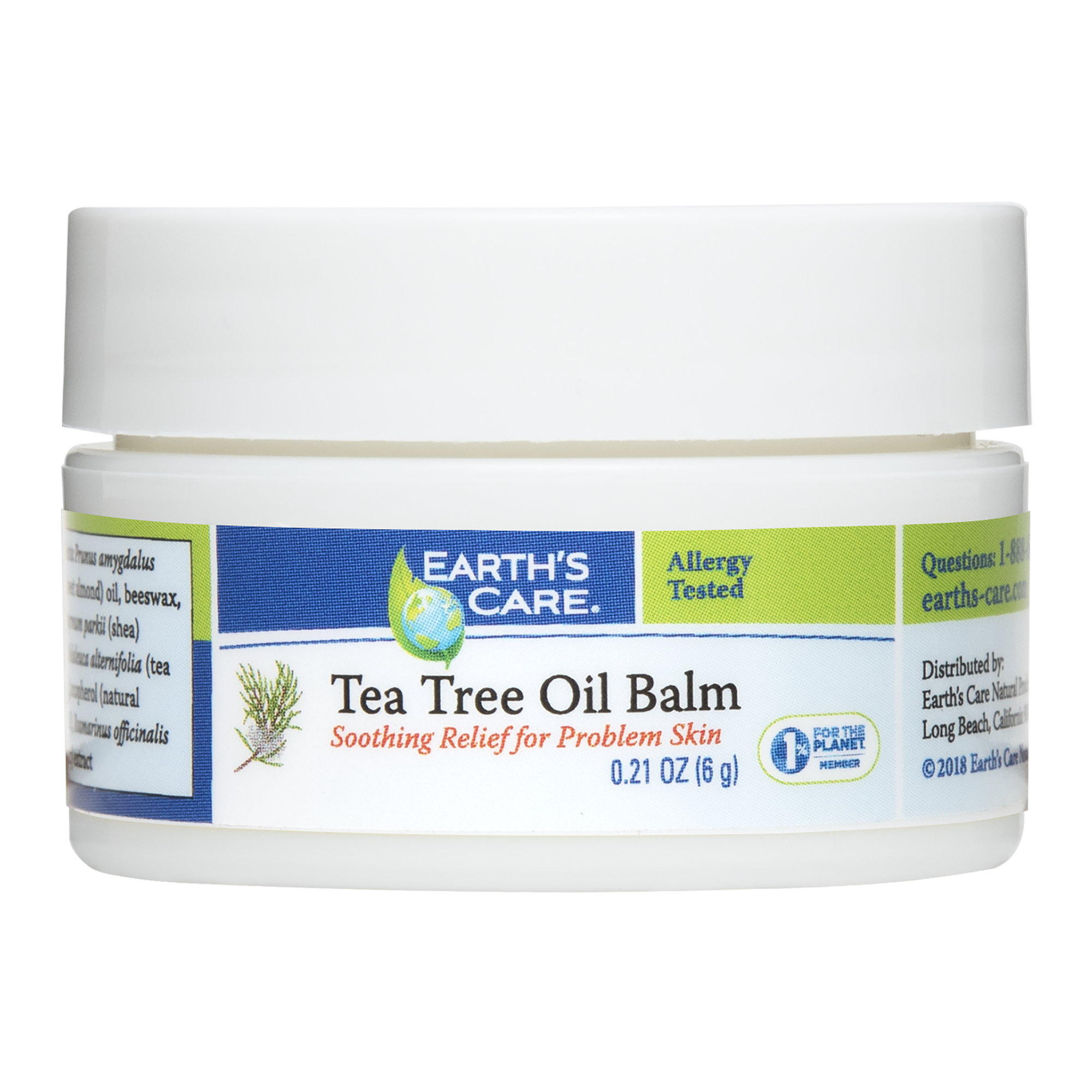 Earth's Care® Bálsamo de aceite de árbol de té 0.21 oz. (6 g)