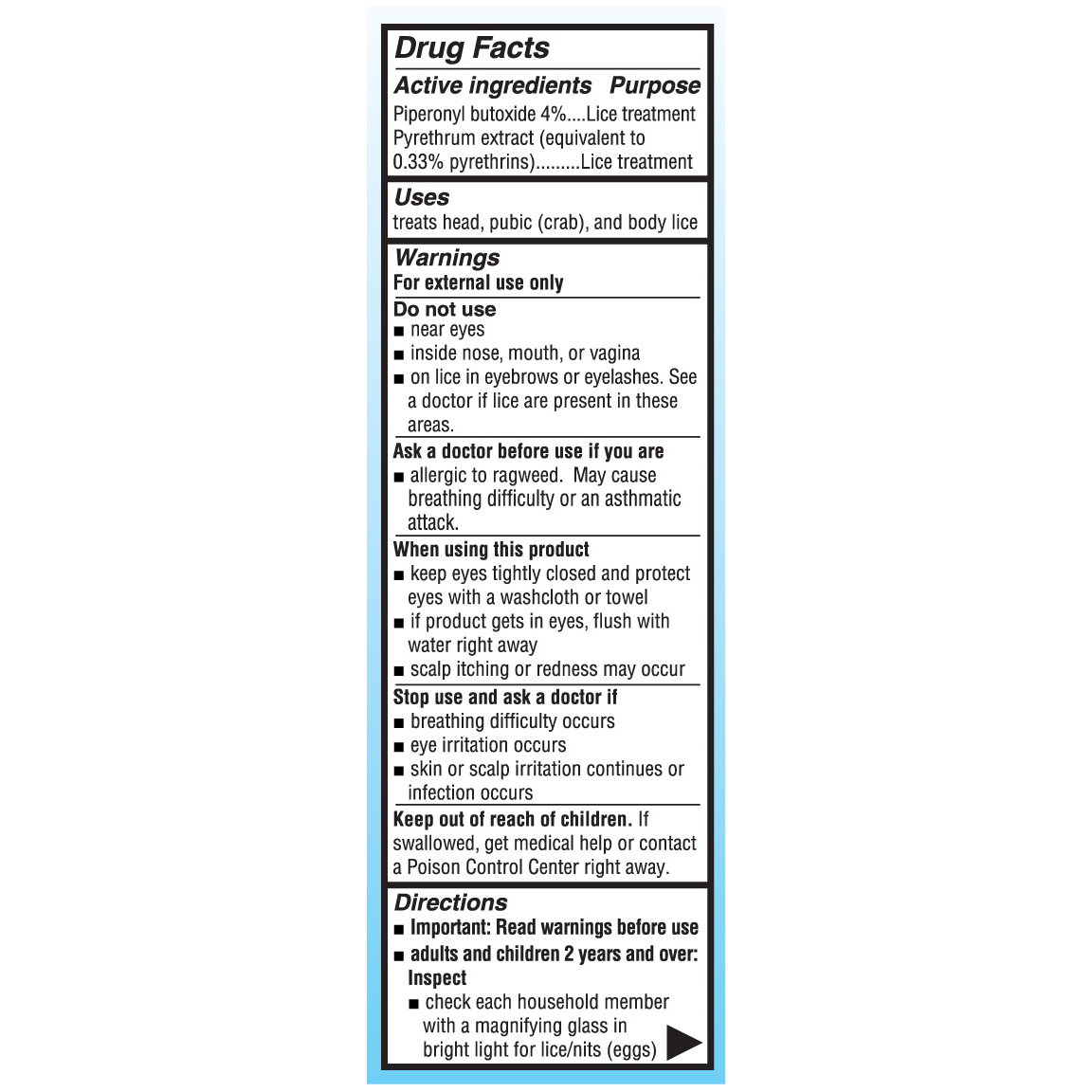 Quita Piojos® Champú para eliminar piojos 2 FL OZ (59 mL)