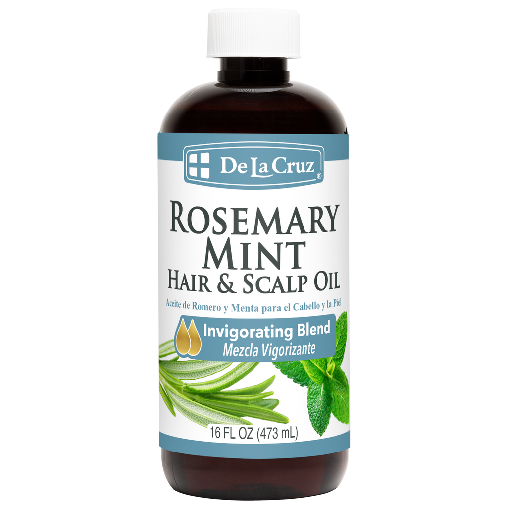 De La Cruz® Rosemary Mint Hair & Scalp Oil Blend 16 FL. OZ. (473 mL)