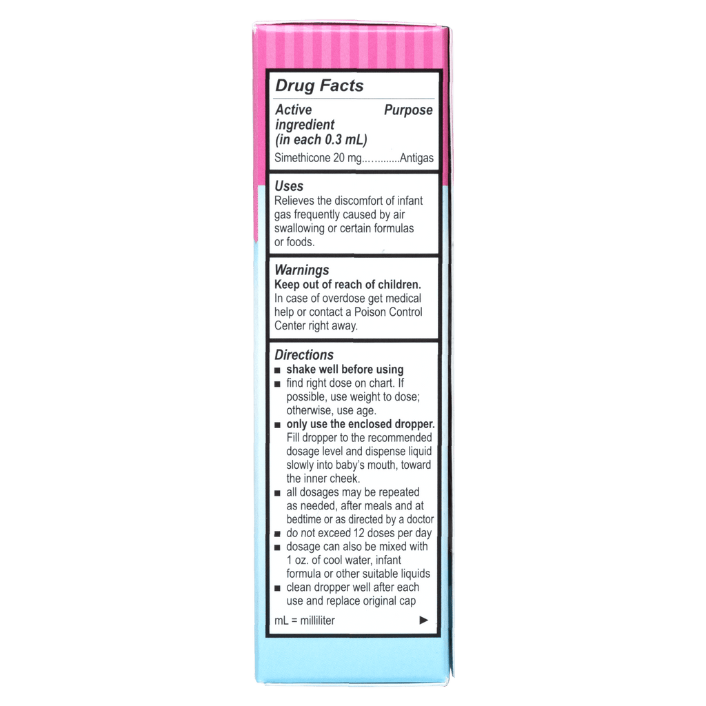 De La Cruz® Gotas para Alivio de Gases sin Colorantes para Bebés (Quita Cólicos®) 1 FL. OZ. (30 mL)