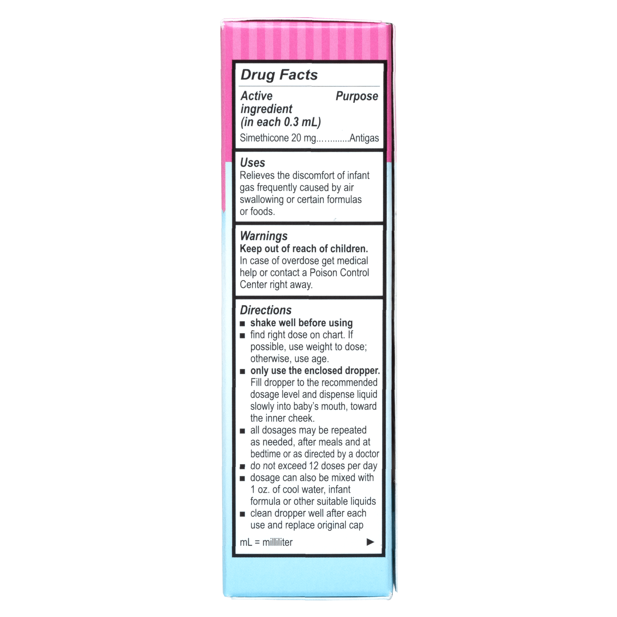 De La Cruz® Gotas para Alivio de Gases sin Colorantes para Bebés (Quita Cólicos®) 1 FL. OZ. (30 mL)