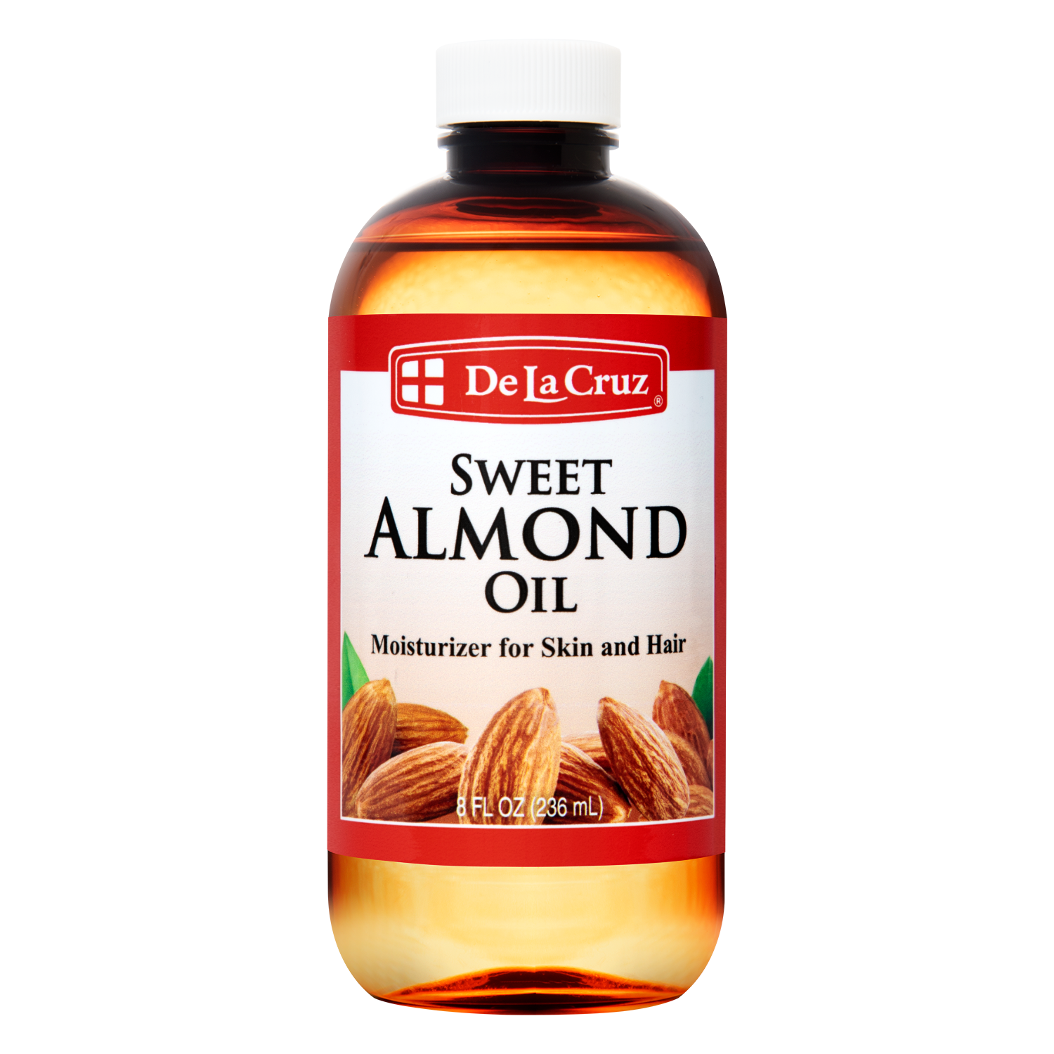 De La Cruz® Aceite de Almendras Dulces Prensado por Expulsor 8 FL. OZ. (236 mL)