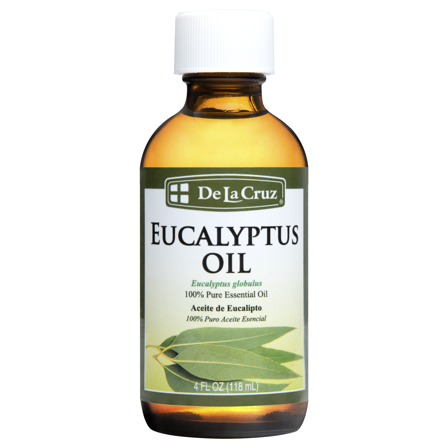 De La Cruz® Aceite Esencial de Eucalipto 100% Puro 4 FL. OZ. (118 mL)