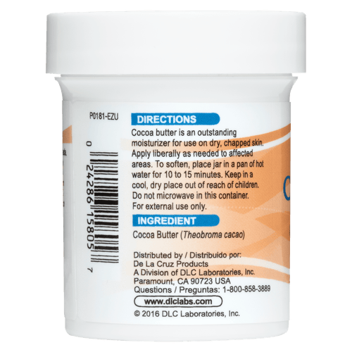 De La Cruz® Manteca de Cacao 100% Pura y Natural 2 OZ. (56.7 g)