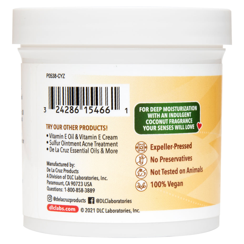 De La Cruz® Aceite de Coco Prensado por Expulsión 5.5 OZ. (156 g)