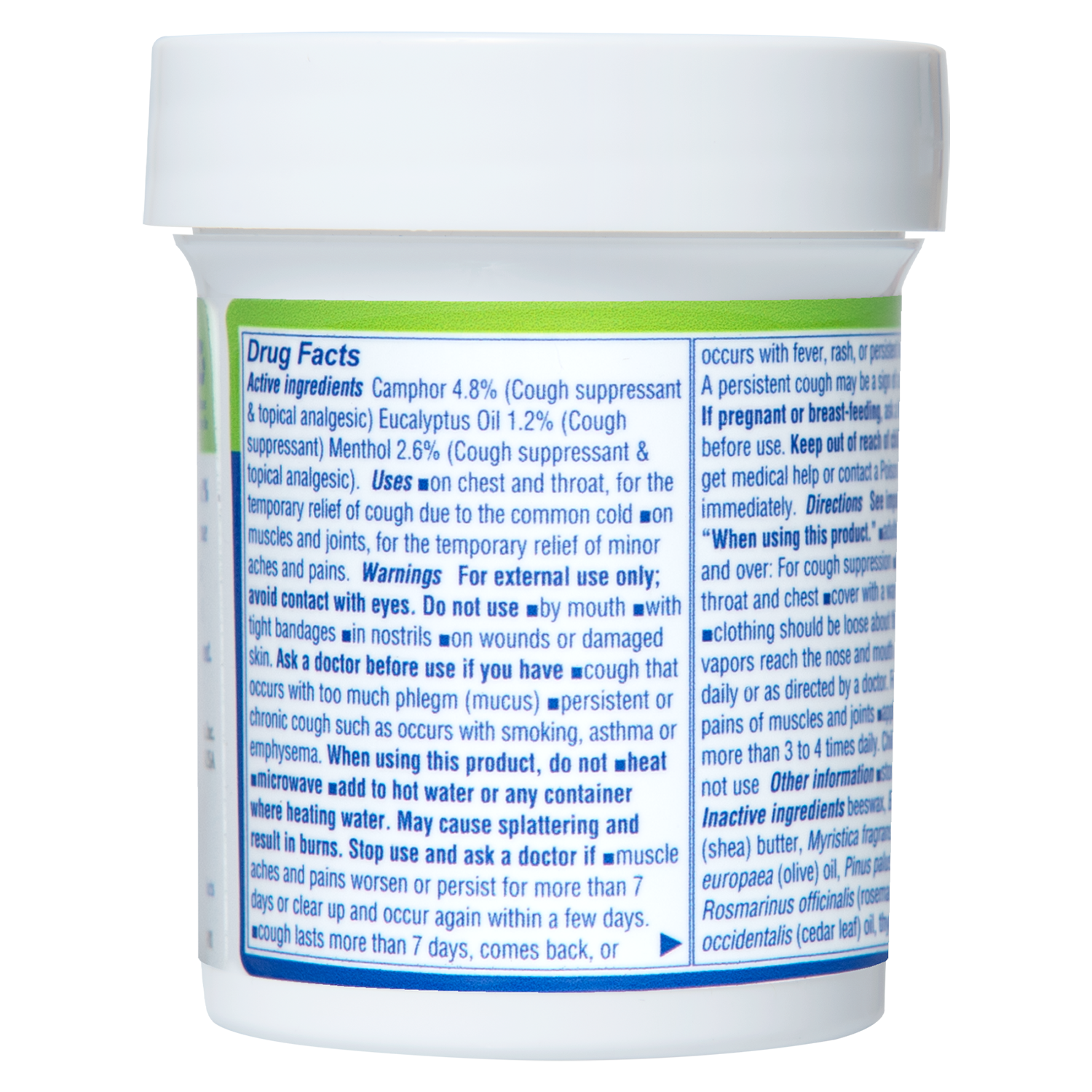 Earth's Care® Bálsamo pectoral 2 OZ (56.7 g)