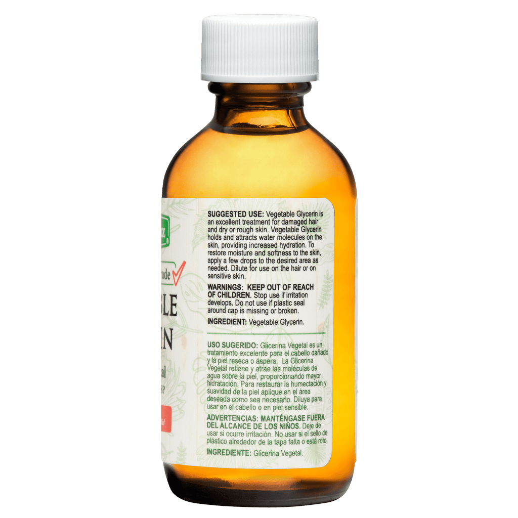 De La Cruz® Glicerina Vegetal 100% Pura, Grado USP 2 FL. OZ. (59 mL)