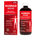 Globulo Rojo® Suplemento Dietético Líquido con Hierro de Alta Potencia y Vitaminas B 16 FL OZ (473 mL)