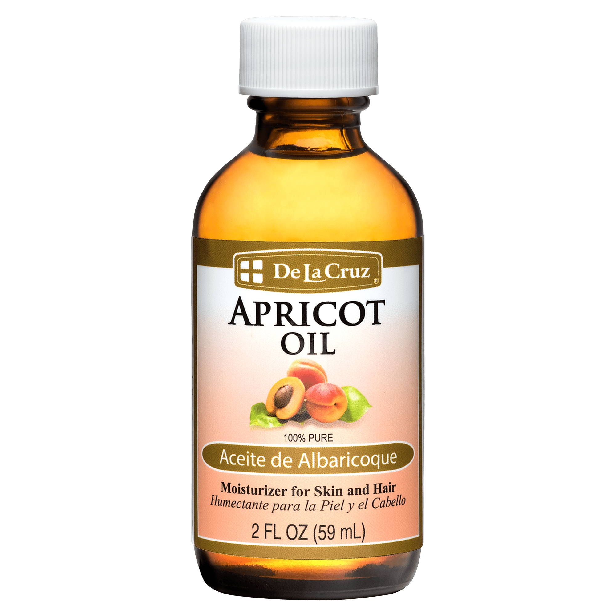 De La Cruz®  100% Pure Expeller-Pressed Apricot Oil 2 FL. OZ. (59 mL)