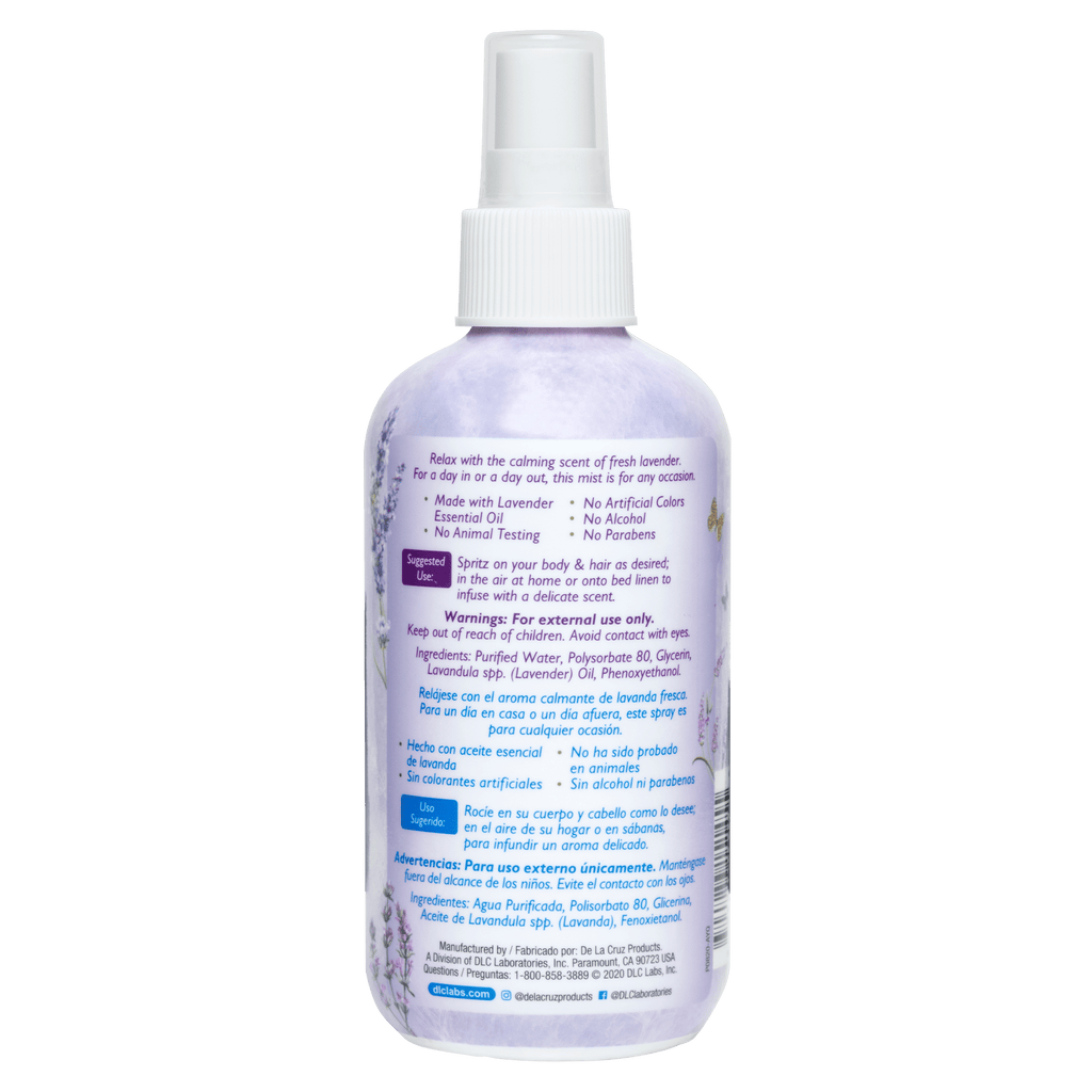 De La Cruz® Bruma corporal de agua de lavanda 8 FL. OZ. (236 ml)