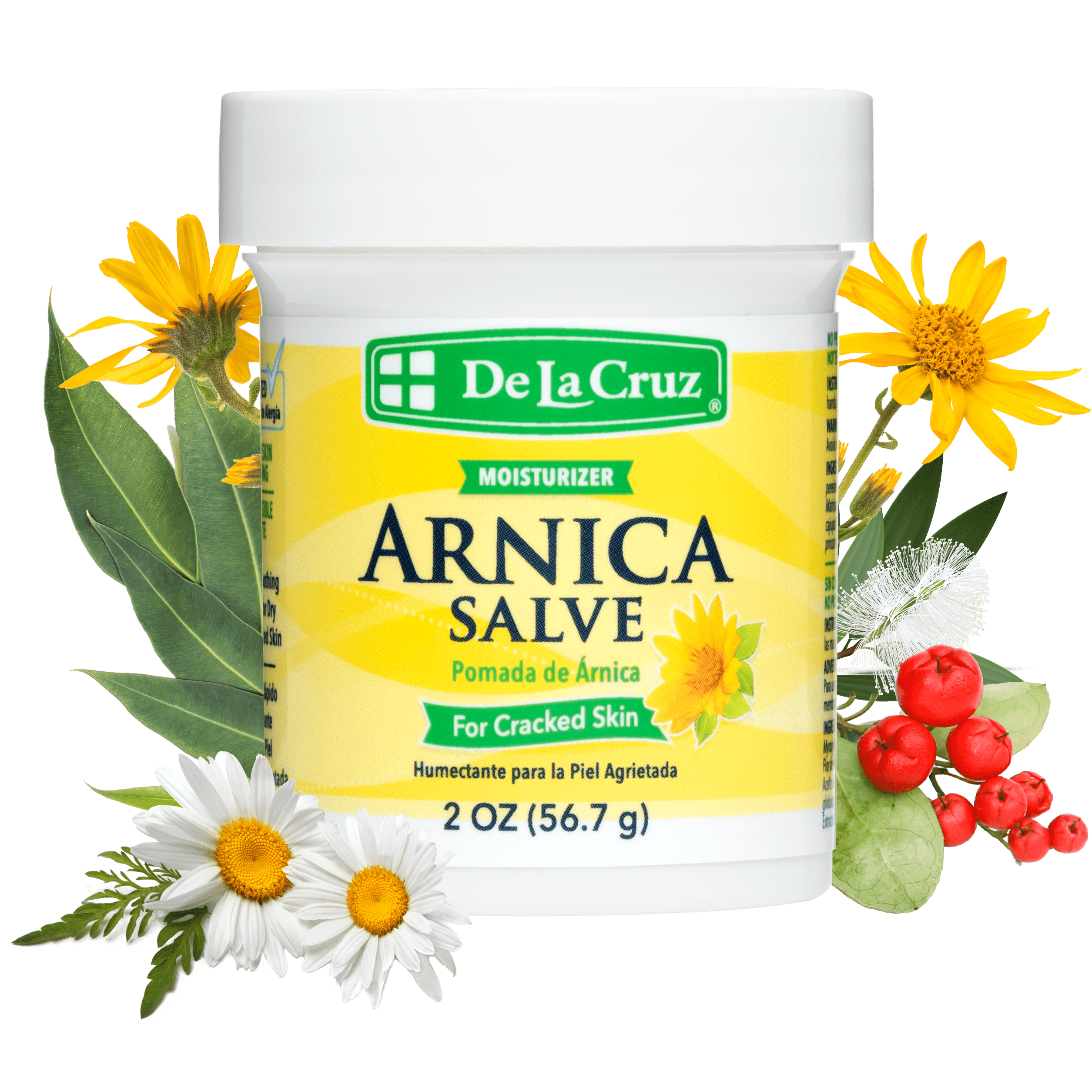 De La Cruz® Arnica Salve Humectante 2 OZ. (56.7 g)