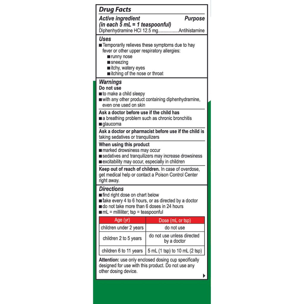 Bactimicina® Niños Antialérgico Líquido 4 FL OZ (118 mL)