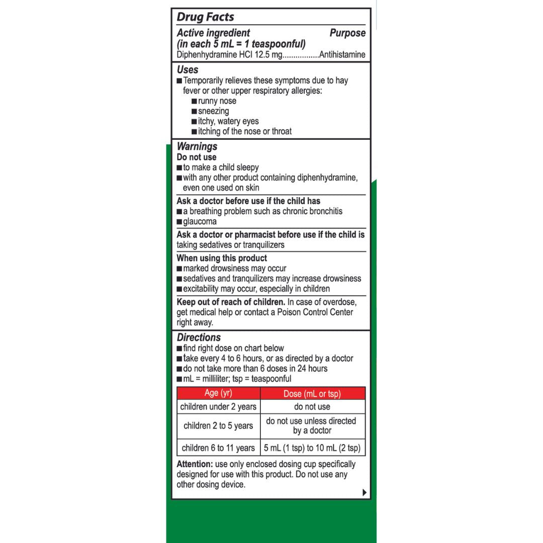 Bactimicina® Niños Antialérgico Líquido 4 FL OZ (118 mL)