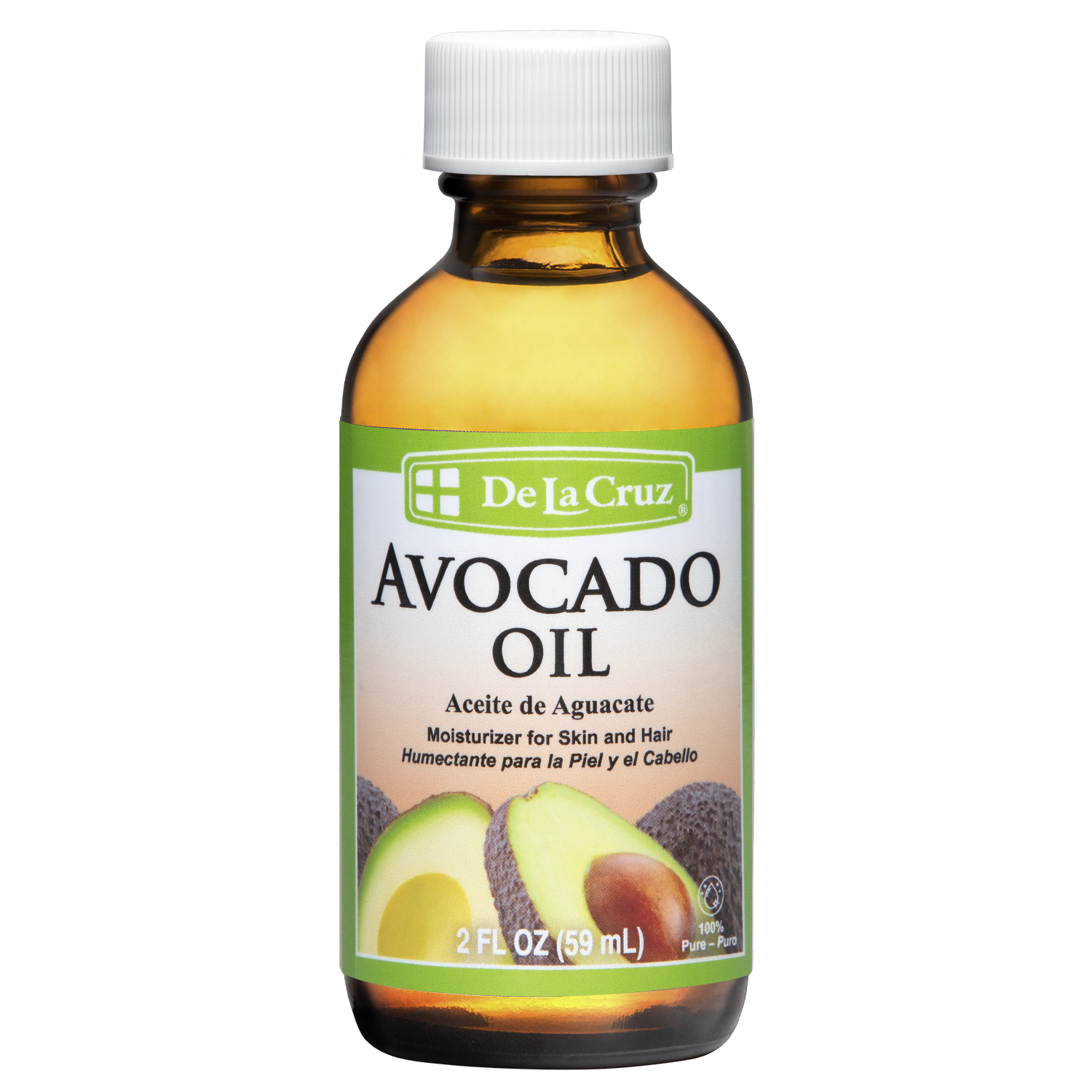 De La Cruz® 100% Pure Expeller-Pressed Avocado Oil 2 FL. OZ. (59 mL)