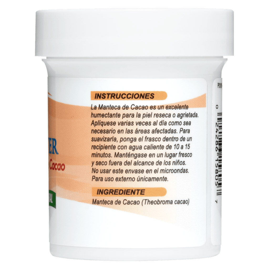 De La Cruz® Manteca de Cacao 100% Pura y Natural 2 OZ. (56.7 g)
