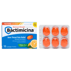 Bactimicina® Pastillas para el Alivio del Dolor de Garganta Máxima Fuerza 18 u.