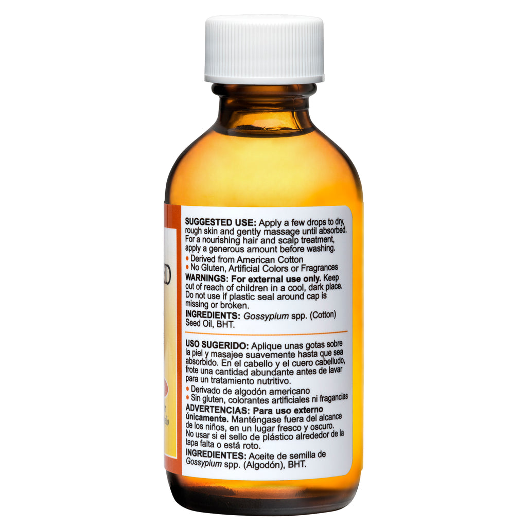 De La Cruz® Aceite de Semilla de Algodón 2 FL. OZ. (59 mL)