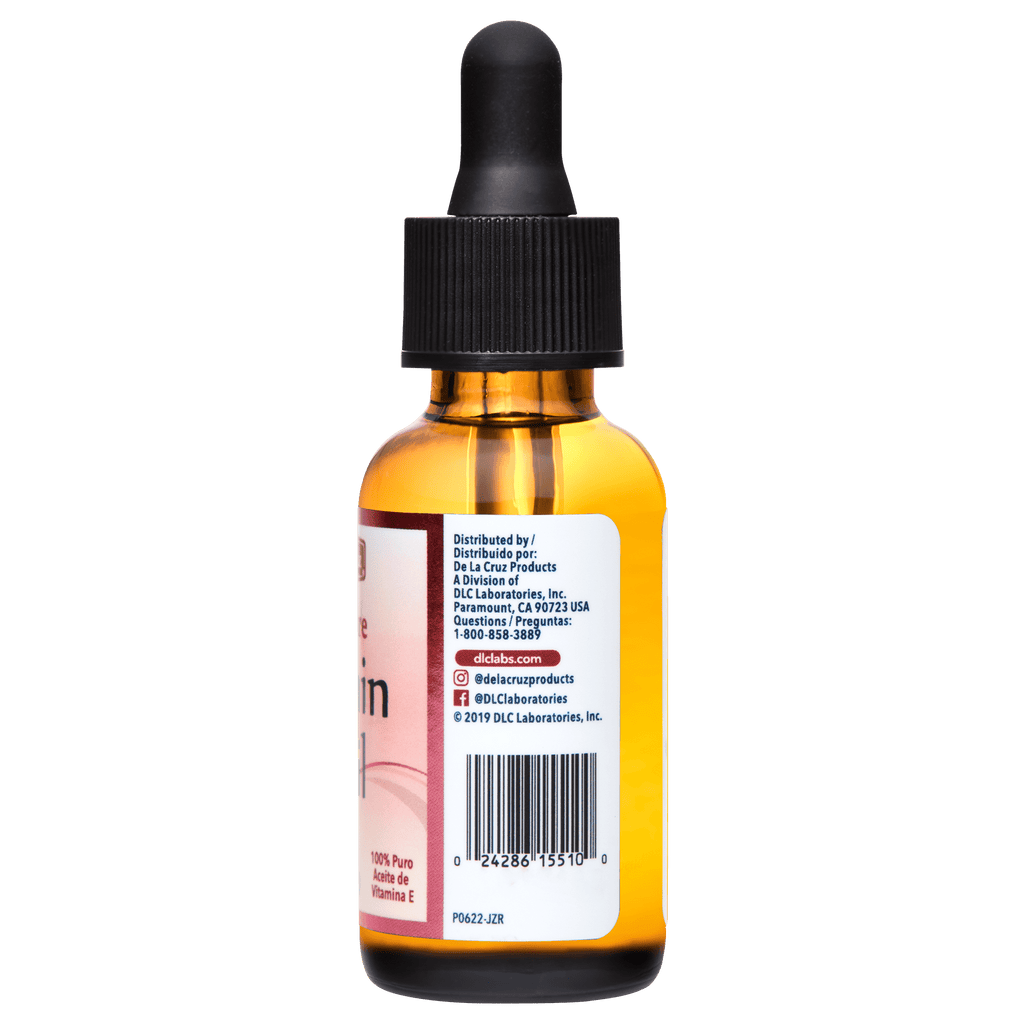 De La Cruz® Pure 100% Pure Vitamin E Oil 28,000 IU 1 FL. OZ. (30 mL)