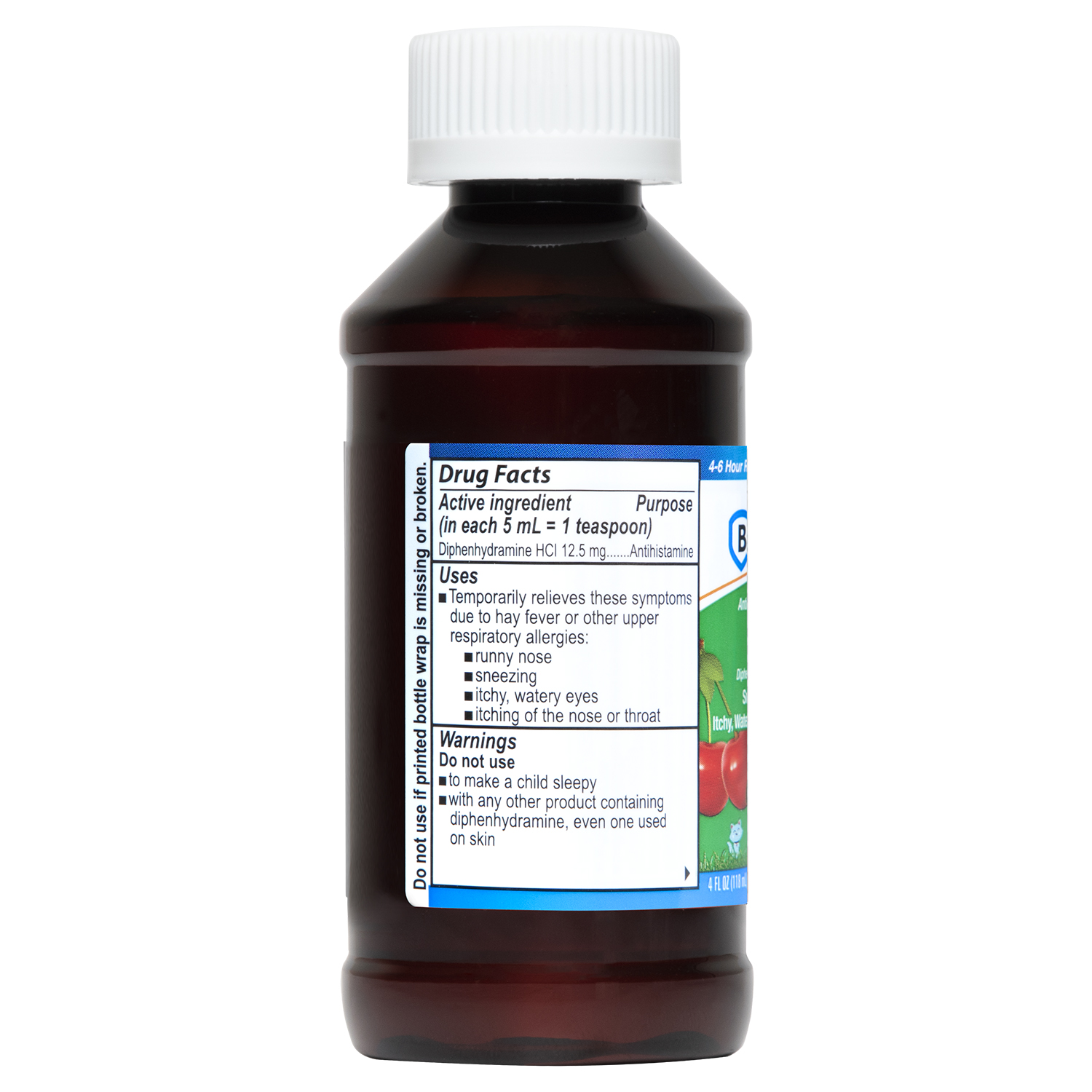 Bactimicina® Children’s Allergy Liquid 4 FL OZ (118 mL)