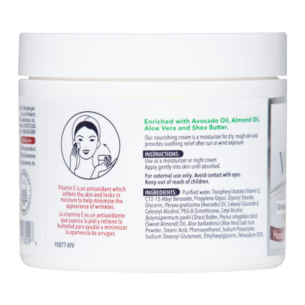 De La Cruz® Vitamin E Cream Fragrance Free 4 OZ. (114 g)