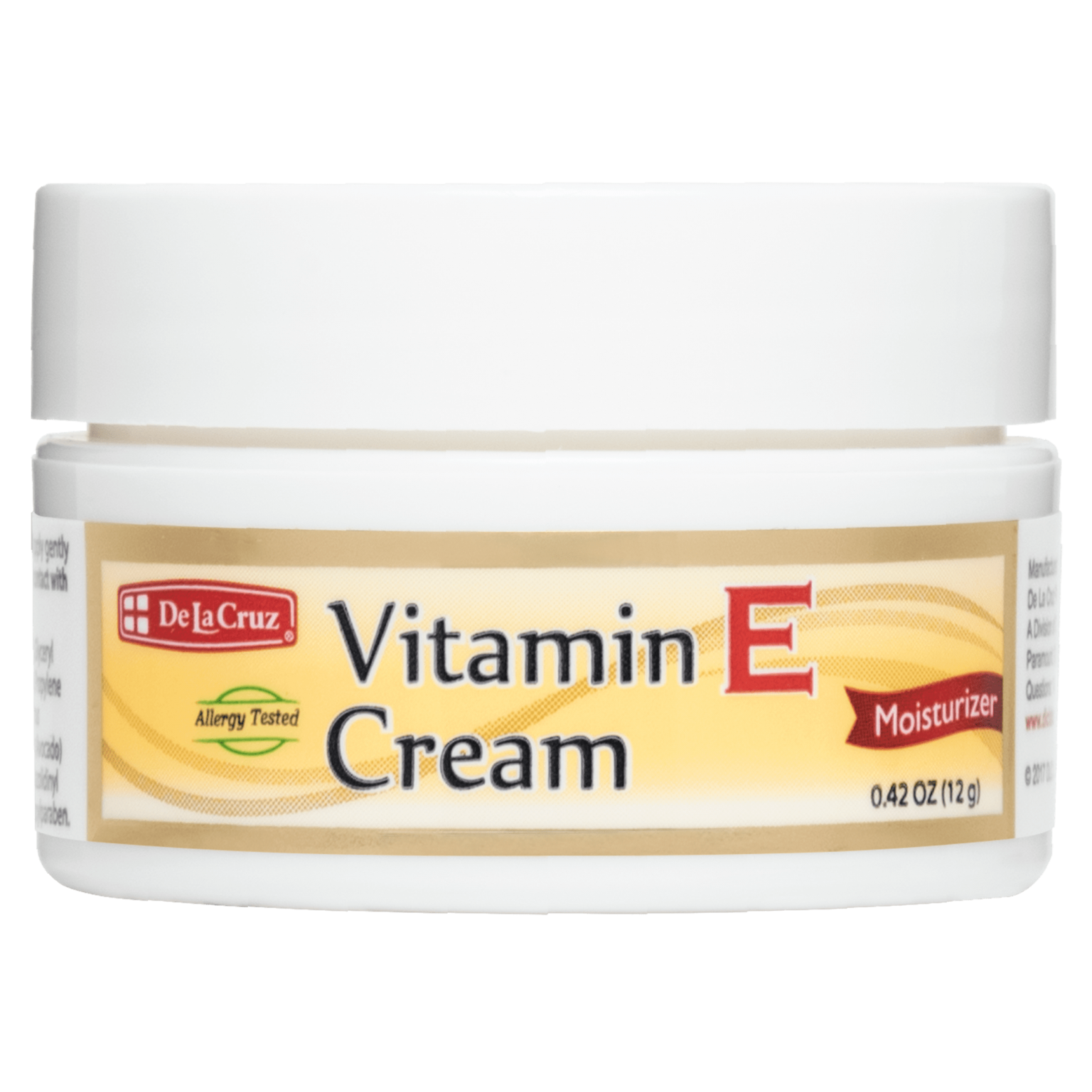 De La Cruz® Vitamin E Cream 0.42 OZ. (12 g)