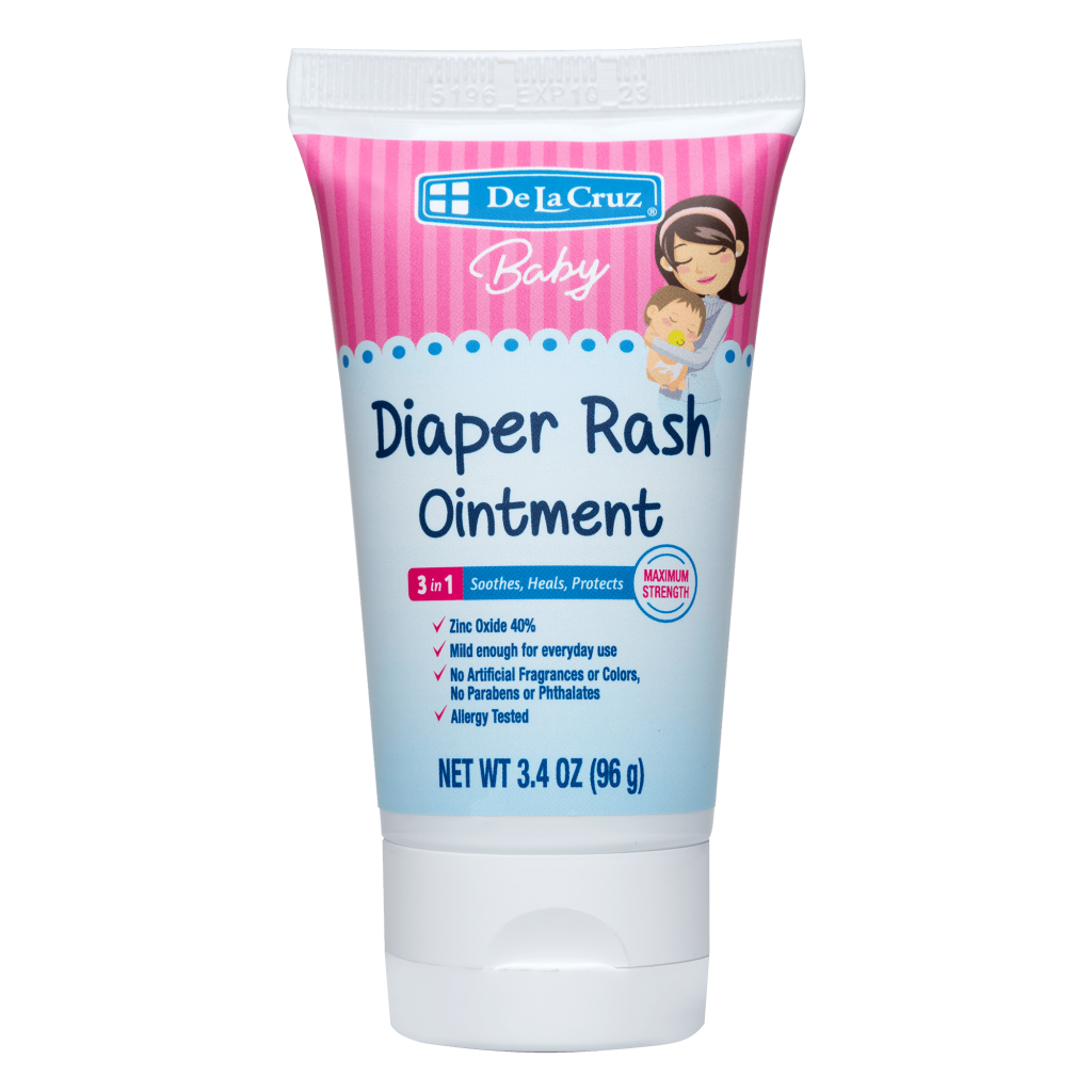 De La Cruz® Baby Diaper Rash Ointment with Maximum Strength 40 Zinc