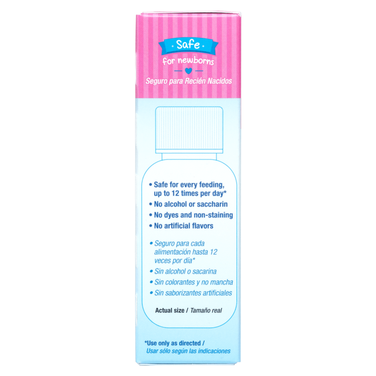 De La Cruz® Baby Dye Free Gas Relief Drops for Infants (Quita Cólicos