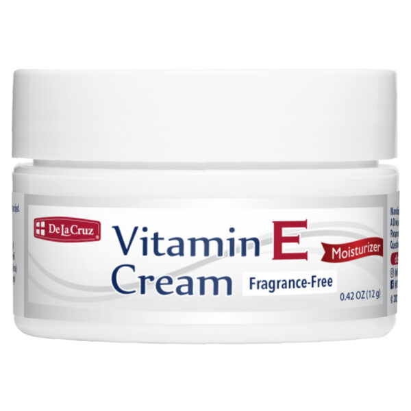 De La Cruz® Vitamin E Cream Fragrance Free 0.42 OZ. (12 g)