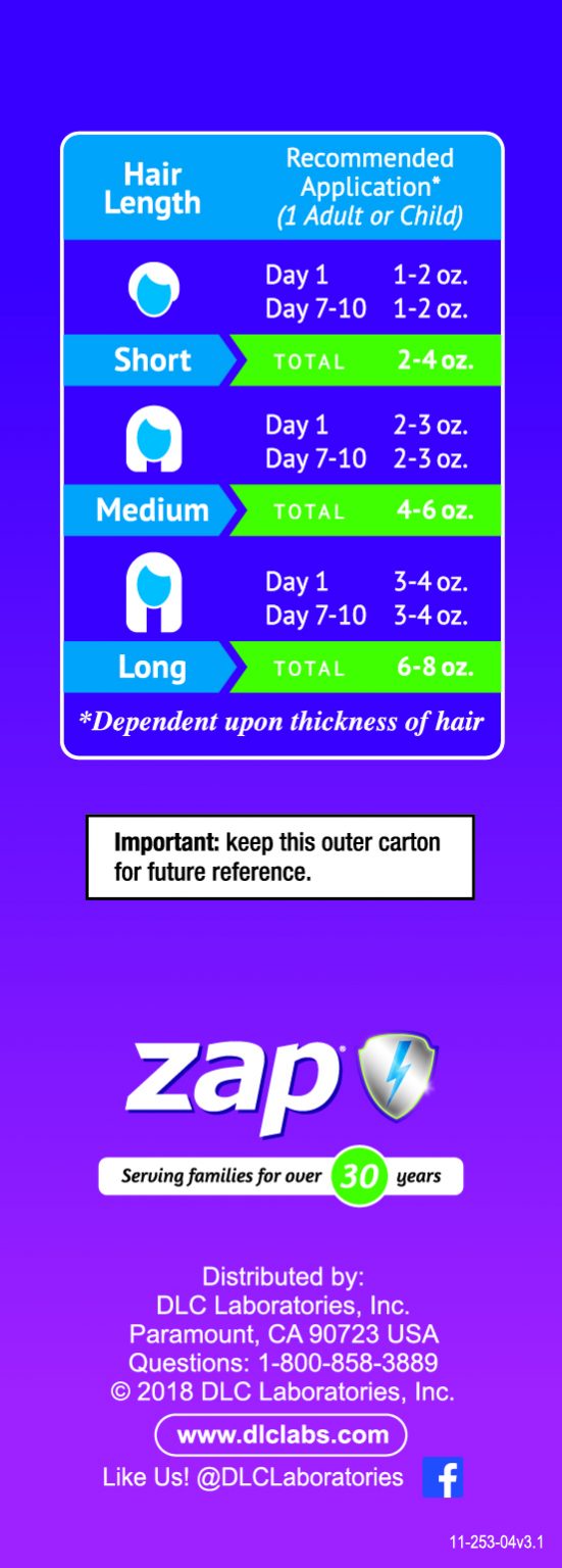 ZAP® Lice Killing Shampoo 4 FL OZ (118 mL)